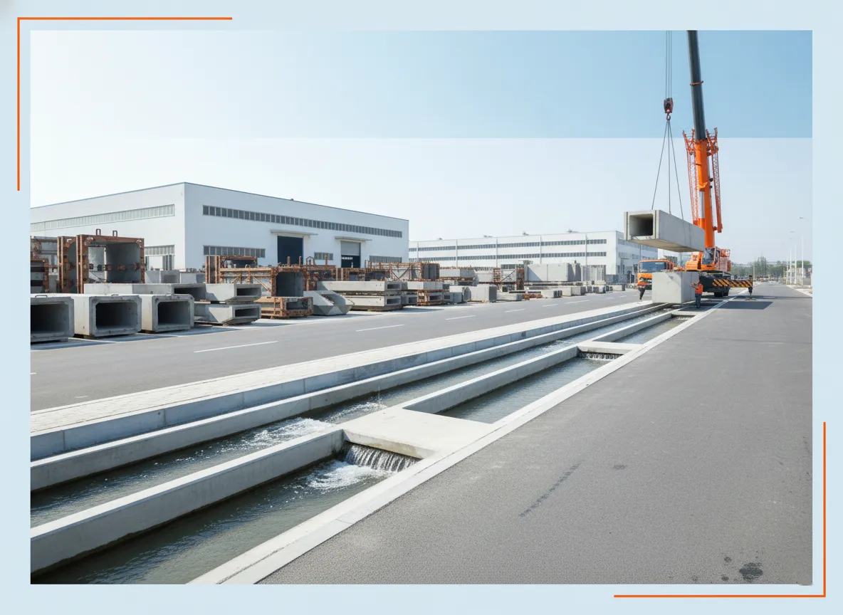 Precast U-Drain Manufacturer in Chikhli